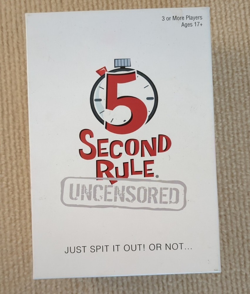 5 Second Rule Uncensored Game – Adult Party Game