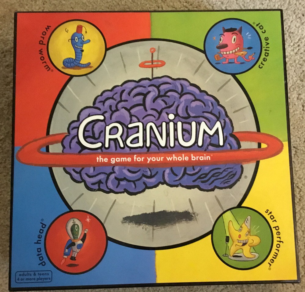 Cranium : The Game for Your Whole Brain BOARD GAME Used Adult Teen COMPLETE