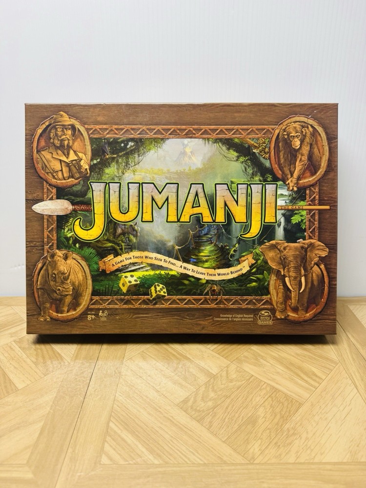 Jumanji The Board Game Age 8+ Classic Adventure Spin Master Games 2021. Sealed