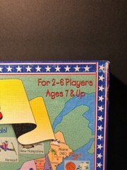 GREAT STATES! UNITED STATES BOARD GAME 300 QUESTION CARDS FAMILY GAME AGE 7+