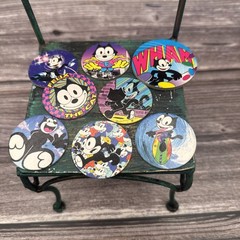 Vintage Various Felix the cat pogs Lot Of 8 1990’s Rare