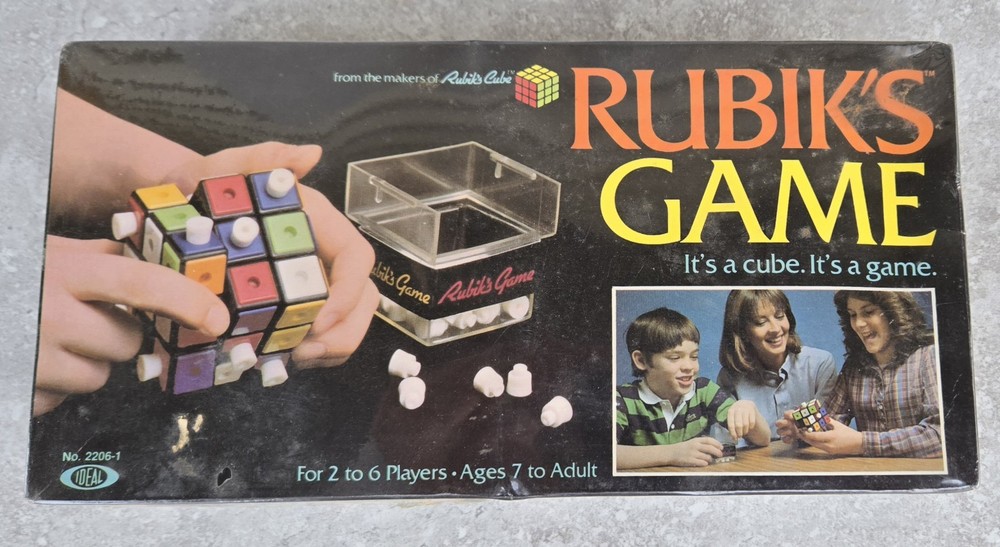 New Sealed Vintage Rubik’s Cube Game 1982 Ideal Toy Corp Strategy FREE US SHIP