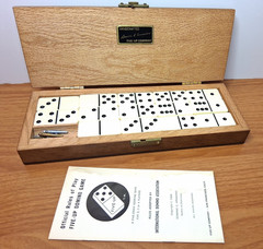 Vintage Hand Made Domino Cribbage Game 1973 Silverado Invitational – DAMAGED