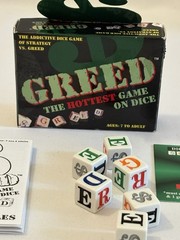 Greed-the hottest game on dice by TDC Games. Complete Except Pencil. Dice Game