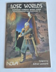 Lost Worlds Fantasy Combat Book Game Dwarf in Chainmail with Sheet 1983 RPG 1003