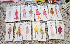 Mattel Barbie World Of Fashion Round The World Molded Board Game 1967