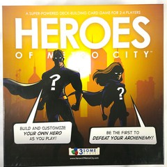 NIB Heroes of Metro City Board Card Game 3Some Games 2012