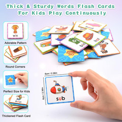 Memory Game, CVC Word Games Kindergarten,Memory Games for Kids Ages 4-8,Matching