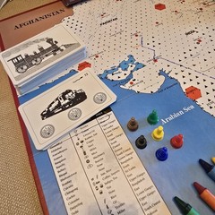 Vintage 1998 Mayfair Games Inc India Rails Board Game Train Theme Complete #489