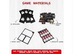 Masters of Crime: Vendetta Murder Mystery Game for 1-5 Players 16+ New