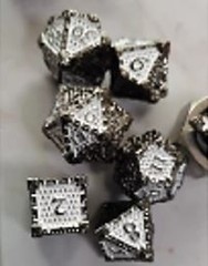 Galactic Dice Premium Dice Sets – New Dragon Skin (Ver 1) Set of 7 Dice with Tin