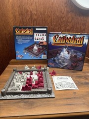 1986 Mattel Cathedral Board Game Strategic Battle Medieval City – Complete