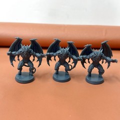 6pcs Withcher Dread Warriors Knight of Terror Heroquest Board Game Miniatures