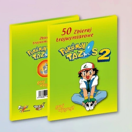 Polish Version 3D Pokemon Tazos Set 1 (Complete 50/50) + Album (See the photos)