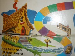 VINTAGE MILTON BRADLEY CANDY LAND BOARD GAME 1962 COMPLETE IN BOX