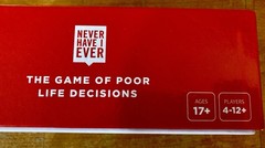 Never Have I Ever Party Card Game Complete 17+ Complete In Box