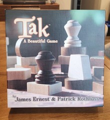 Tak: A Beautiful Game Classic Edition James Ernest Strategy Board Game-Near Mint