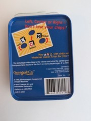 LCR® Left Center Right™ Dice Game – Blue Tin