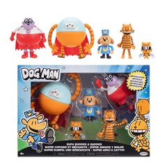 Dog Man 2.5 Scale Action Figures Multipack Wave 4 Jakks Inch Supa Buddies Part