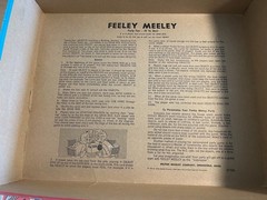 1967 Milton Bradley MTB Boardgame Feeley Meeley Box Fair Condition Complete