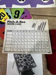 Vintage Milton Bradley Pitch-A-Roo Bean Bag Game Rare Complete