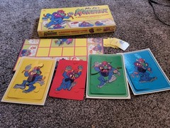 My Pet Monster A Madcap Memory Game Vintage 1987 Board game. Incomplete
