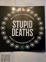 Stupid Deaths Party Board Game Survival Grim Reaper Funny Adult and Teens
