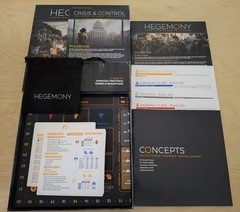 HEGEMONY EXTENDED EDITION Board Game (w/ Historical Events) NM Open Box Unplayed
