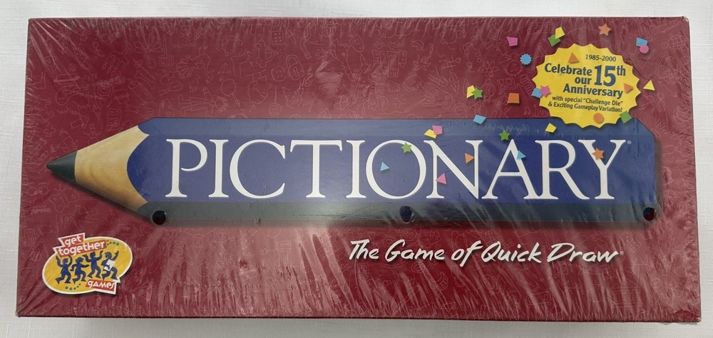 2000 Pictionary 15th Anniversary Edition Brand New Sealed FREE SHIPPING