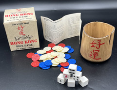 Vintage 1983 Fast Freddy’s Hong Kong Dice Game Jax Box Instructions Complete
