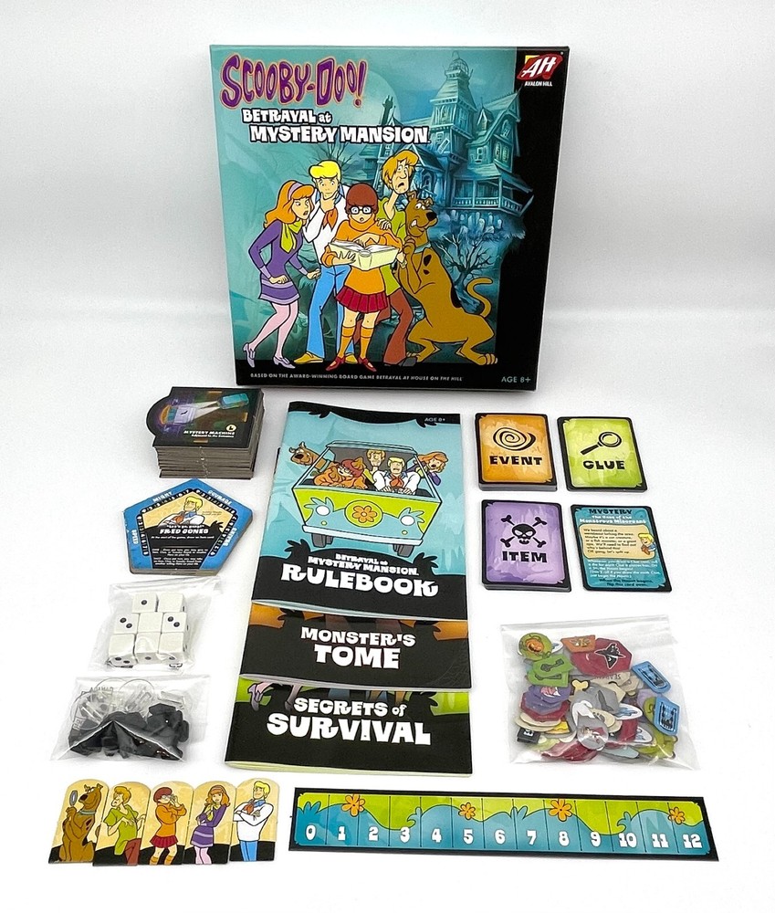 Scooby Doo Betrayal At Mystery Mansion Avalon Hill Excellent Condition Complete