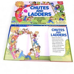 Chutes and Ladders Classic 70’s Edition Board Game Lots of Family Fun Complete
