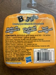 Hasbro Gaming Boggle Game. New