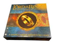 Lord of the Rings Quest to Mount Doom Board Game, sleeved, built, Games Workshop