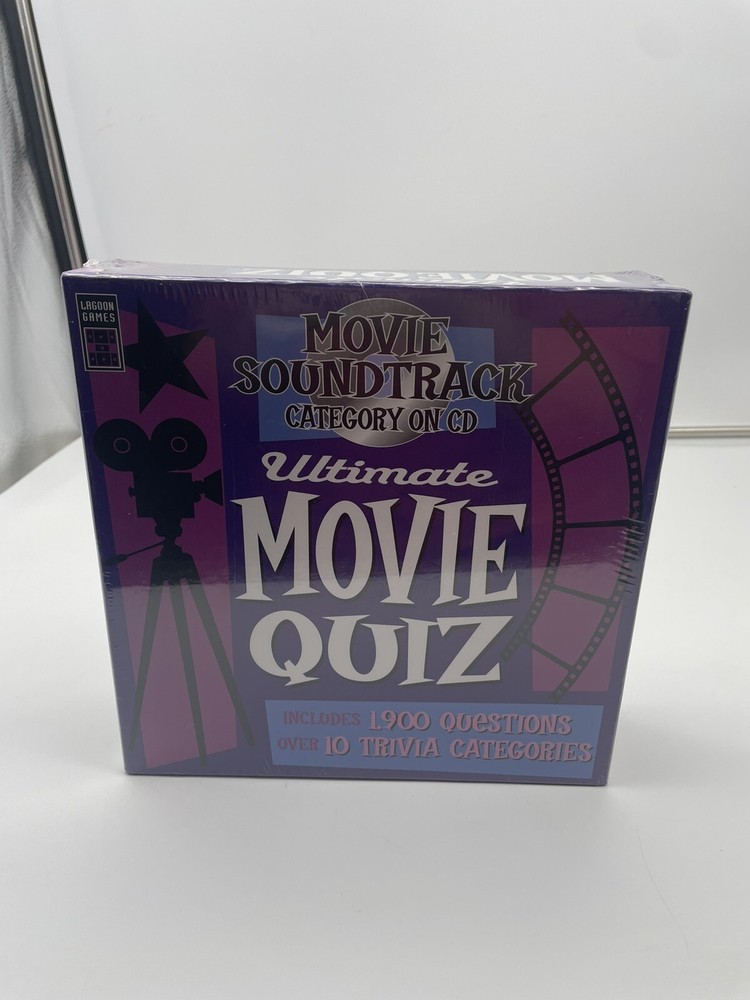 Ultimate Movie Quiz Movie Soundtrack Category CD Family Game 1900 Questions New