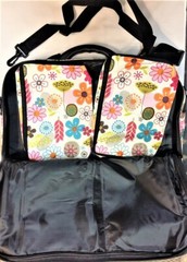Mahjong Set Carry Bag, Empty Bag + 2 Pouches for Tiles + Bag for Racks = 4 Bags