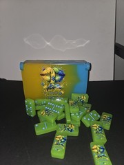 Dominoes Set Custom Artwork Strategy Theme ‘Don’t Judge What U Don’t Understand’