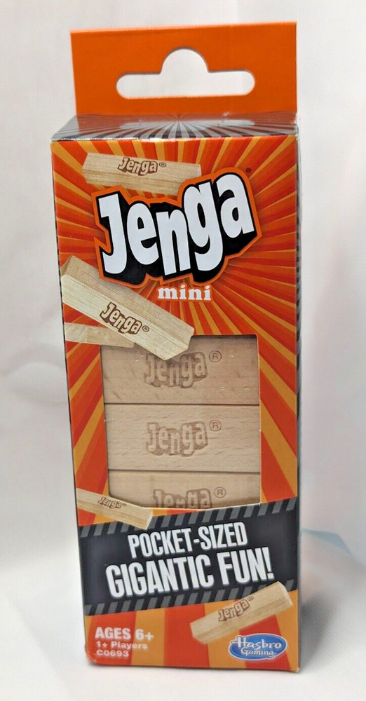 Hasbro Gaming Jenga Mini Game, Ages 6 And Up, For 1 Or More Players