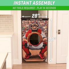 Gosports Strikeout Challenge Indoor Baseball Toss Game – Doorway Fun for All