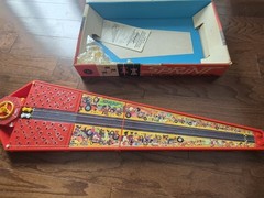 Vintage 1965 Mattel Sprint Drag Racing Board Type Game W/ Box Instructions