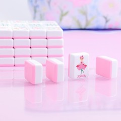 Mahjongolé 2026 American Mahjong Tile Set 160 Pink Tiles Floral Bag Open Box