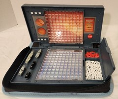 TRAVEL SIZE GAMES BATTLESHIP & DIMINO’S both compleat & in TRAVEL CASES