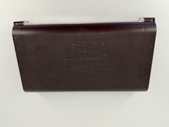 Vintage 1990 Scrabble Deluxe Travel Edition Hard Plastic Folding Case Game
