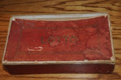 Rare Victorian Vintage Antique Lotto Game LOTTO 1800s/1900s Traditional Game Old