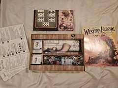 Kolossal Games Western Legends Board Game + Ante Up & Blood Money, + Playmat