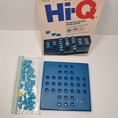 Hi-Q Solitaire Game Vintage 1978 Gabriel No.7120 Strategy COMPLETE