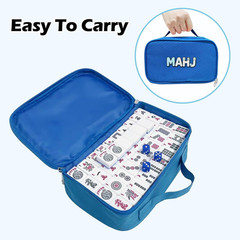 American Mahjong Tile Set with 166 Tiles, 1.2-Inch Mah Jongg Sets, Mahjong…