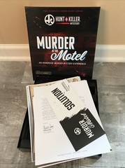 Hunt A Killer Murder at The Motel Mystery Board Game – Great Condition