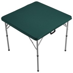 VEVOR Mahjong Table Fold-in-Half 4 Player Card Table & Wear-Resistant Tabletop