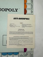 1973 Anti-Monopoly Game by Talicor Complete in Very Good Condition FREE SHIPPING
